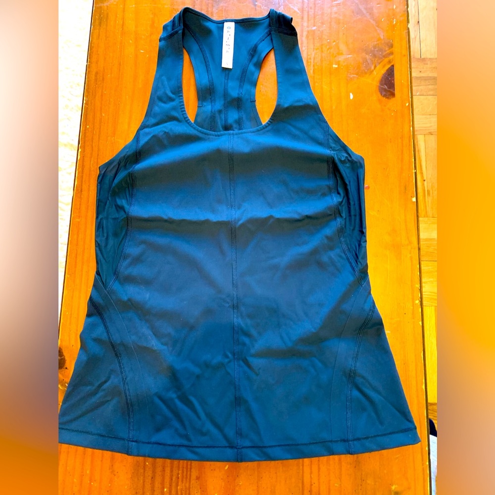 NWOT ATHLETA Blue Racerback small top
